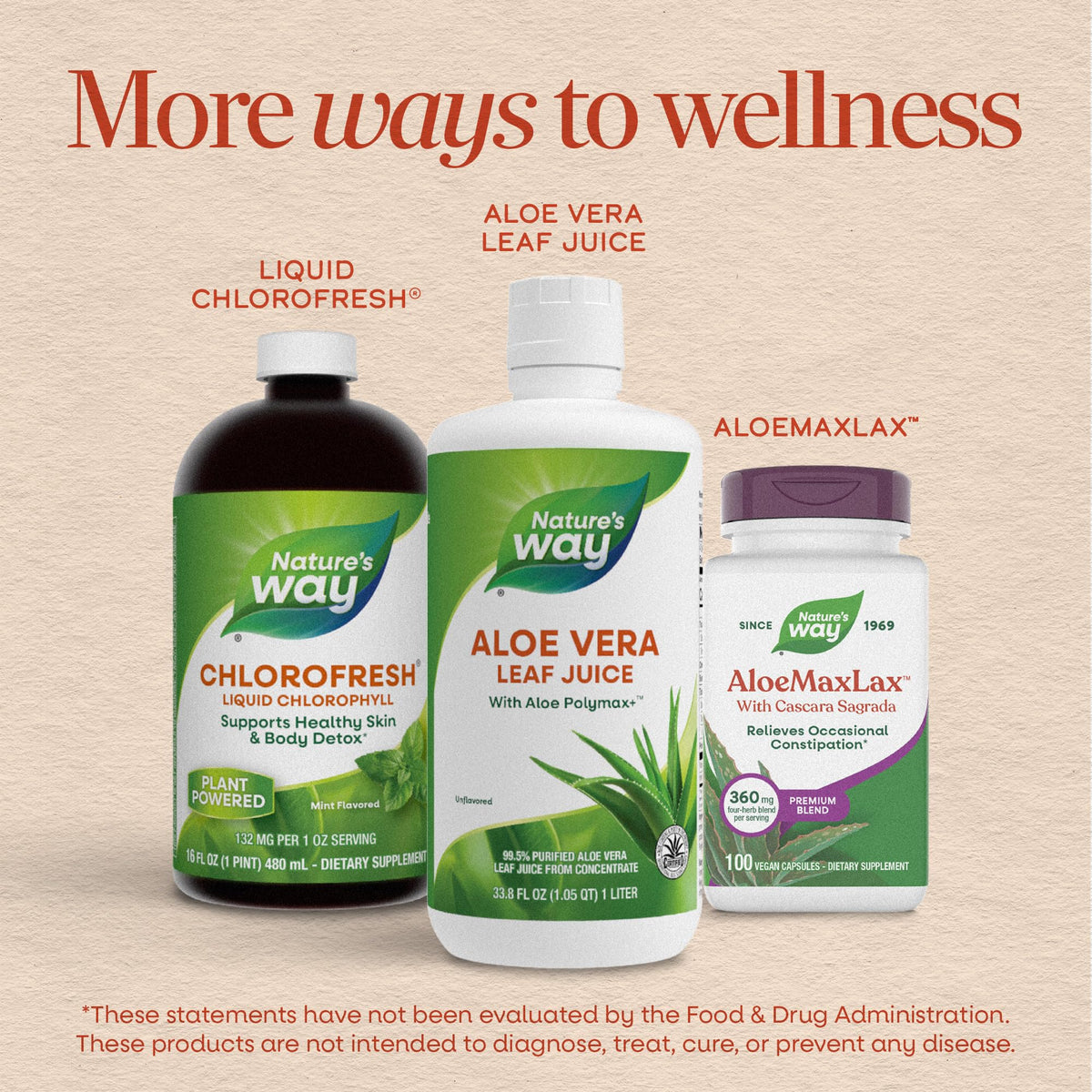 Nature’s Way Aloe Vera Leaf Juice, Flavorless Juice 99.5% Purified from Concentrate, Certified by The International Aloe Science Council, - PrimeBioHealth - canada supplements