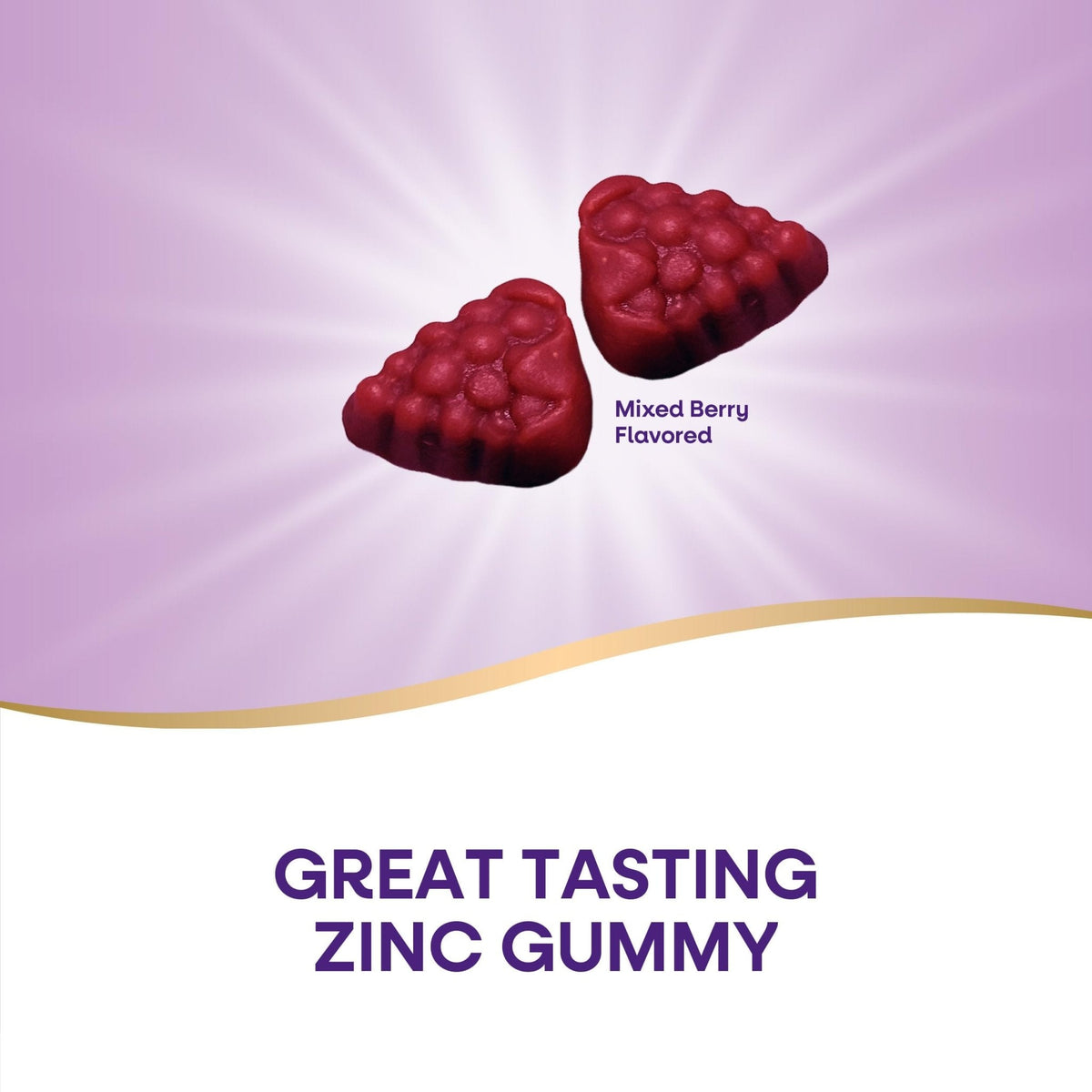 Nature's Way Zinc Gummies, Adult & Kids 9+ Immune Support Gummies*, 100% Daily Value per Serving, Mixed Berry Flavor, 120 Chews - PrimeBioHealth - canada supplements