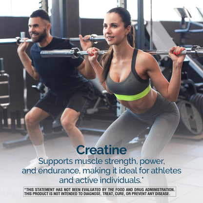 Nature's Wonder Micronized Creatine Monohydrate Powder 5g, Muscle Health, Muscle Energy Production, No Lactose, 5g of Micronized creatine Powder per Serving, 450G, 90 Servings - PrimeBioHealth - canada supplements