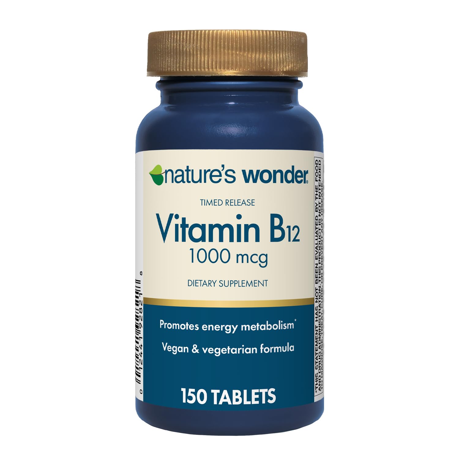 Nature's Wonder Vitamin B12 1000 mcg Timed Release Tablets for Energy Metabolism, Supports Brain Health and Nervous System Health - PrimeBioHealth - canada supplements