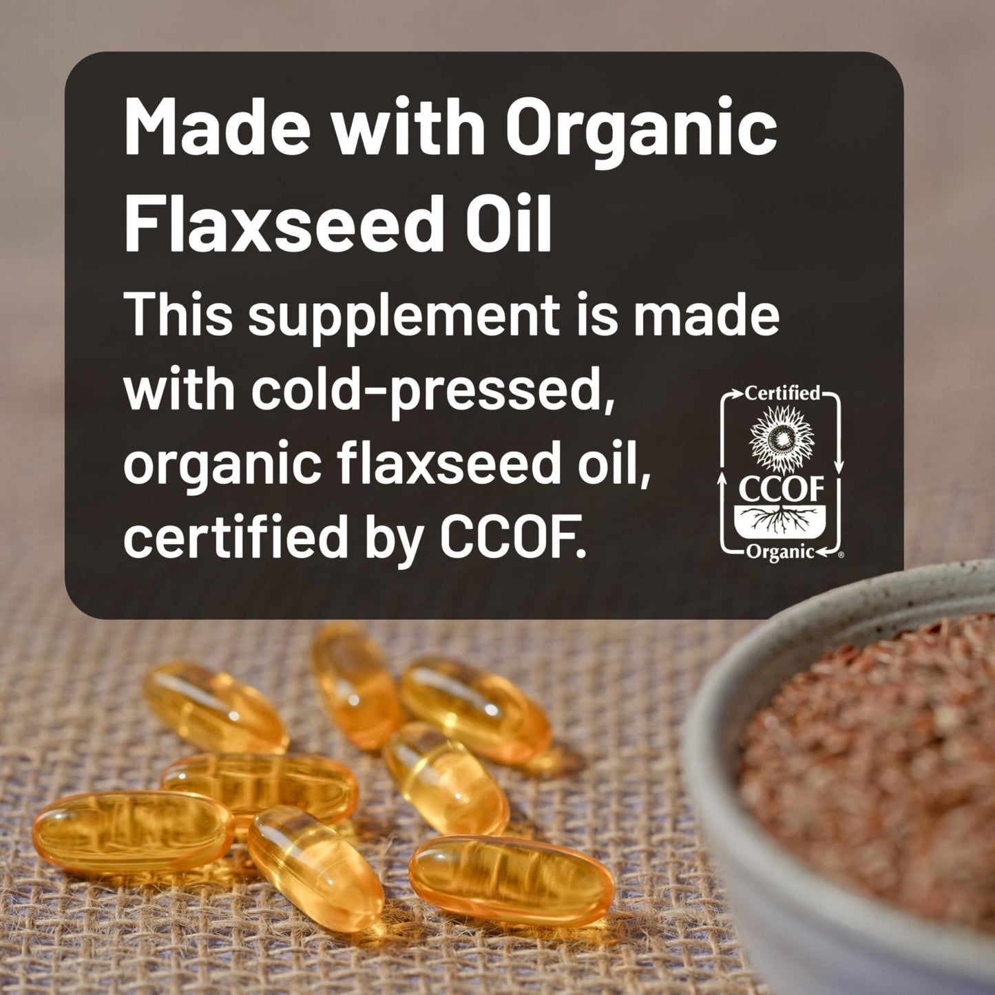 NatureWise Flaxseed Oil 1,242 mg, Fish Free Omega 3 6 9 with 720mg ALA, Dietary Supplement for Heart Health Support - Organic, Cold Pressed, - PrimeBioHealth - canada supplements