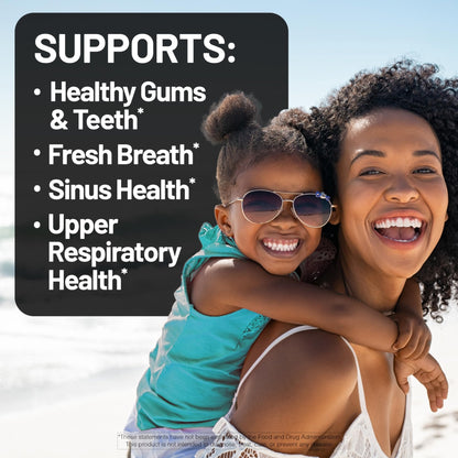 NatureWise Oral Probiotics for Mouth Bad Breath - Chewable Sugar-Free Mint - Lactobacillus reuteri Chewable - Oral Probiotics For Kids & Adults - PrimeBioHealth - canada supplements