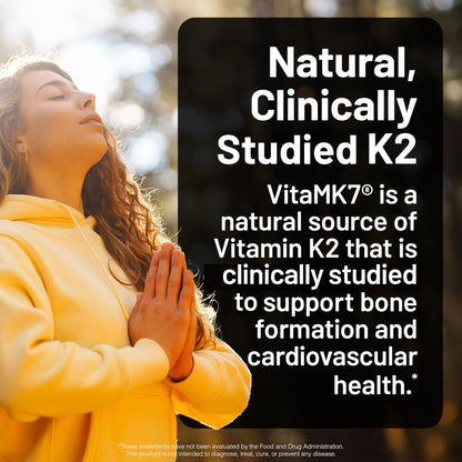NatureWise Vegan Vitamin D3 + K2 - Natural D3 5000IU + Natural Vitamin K2 100mcg - Bone Support - High Absorption - PrimeBioHealth - canada supplements