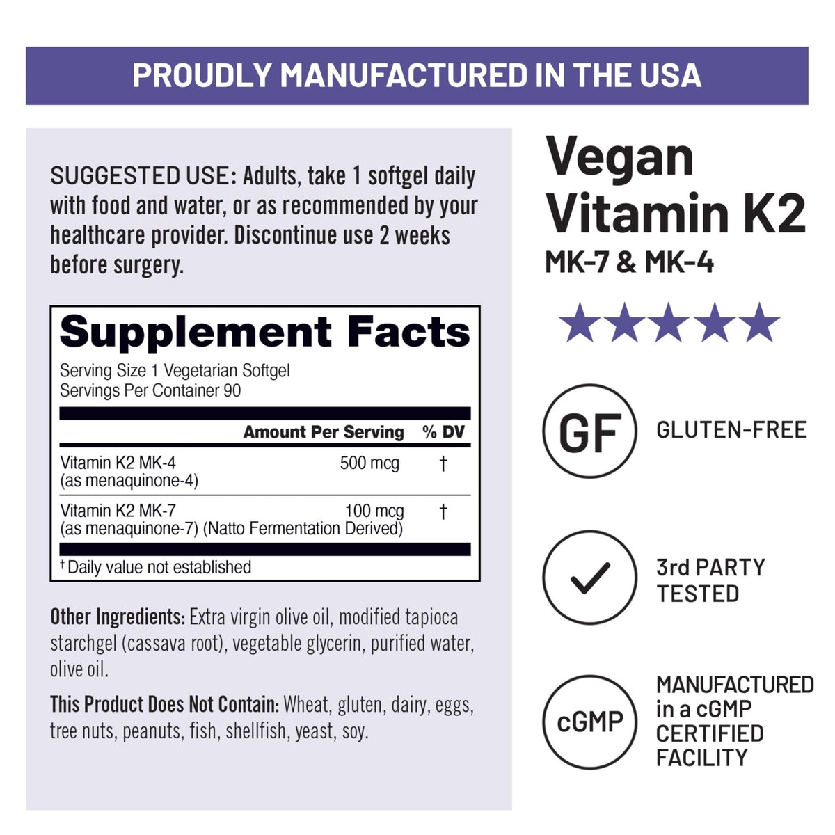 NatureWise Vitamin K2 600mcg Supplement with MK-7 100mcg & MK-4 500mcg - Enhanced Bioavailable Formula - K Complex for Bone and Heart Health - PrimeBioHealth - canada supplements