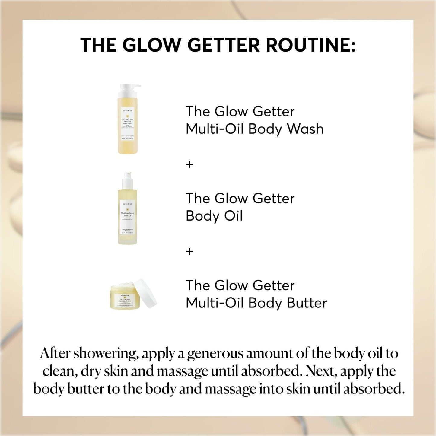 Naturium The Glow Getter Body Oil, Multi-Oil for Intense Nourishment, Hydrating & Moisturizing Formula, Vegan & Cruelty-Free, 3.4 oz - PrimeBioHealth - canada supplements