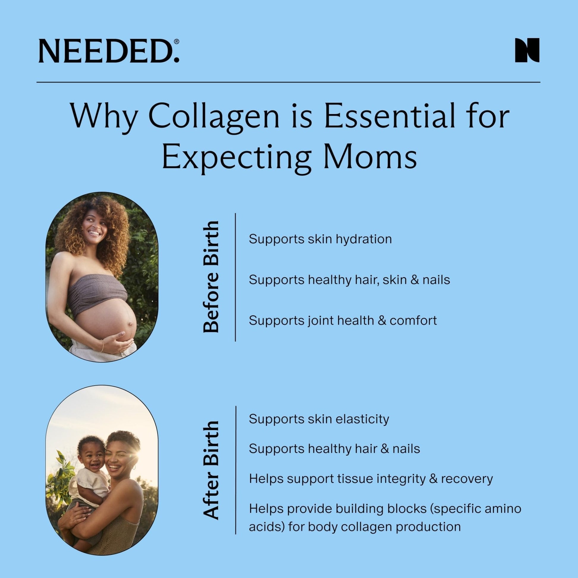 Needed. Hydrolyzed Collagen Protein Powder | Expert-Backed & Clean Sourced | Supports Skin, Hair, Joints | Grass-fed, Pasture-Raised, Hormone-Free | 1lb - PrimeBioHealth - canada supplements