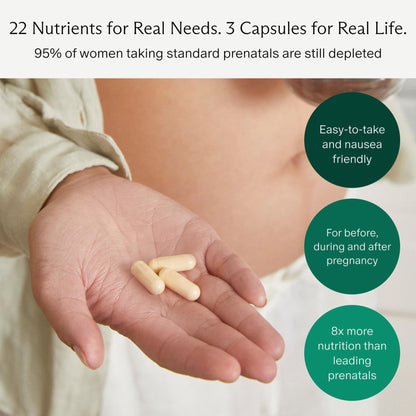 Needed. Multivitamin for Prenatal | Prenatal Multi Essentials Capsule - Pregnancy, Breastfeeding, Postpartum | Expertly-Formulated - PrimeBioHealth - canada supplements