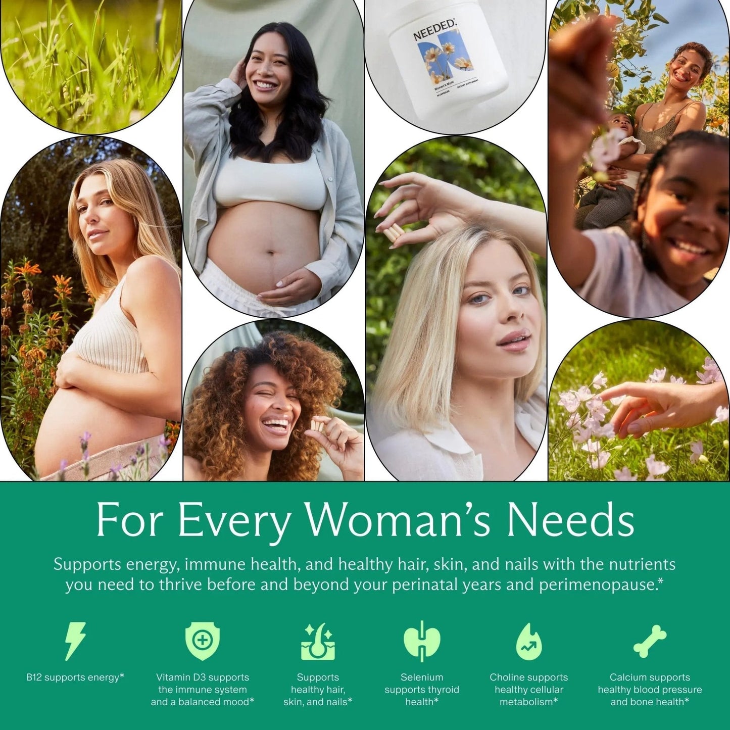 Needed. Multivitamin for Women with 23 Vitamins, Minerals and Antioxidants - Daily Womens Multivitamin - PrimeBioHealth - canada supplements