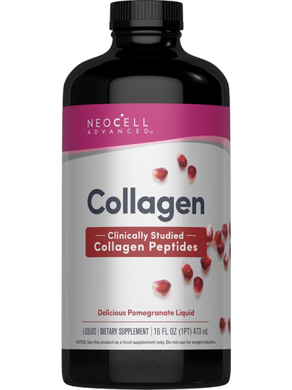 NeoCell Advanced Liquid Collagen | 4000 mg | Pomegranate and Fruit Juice Concentrates | for Women and Men | 16 fl oz - PrimeBioHealth - canada supplements
