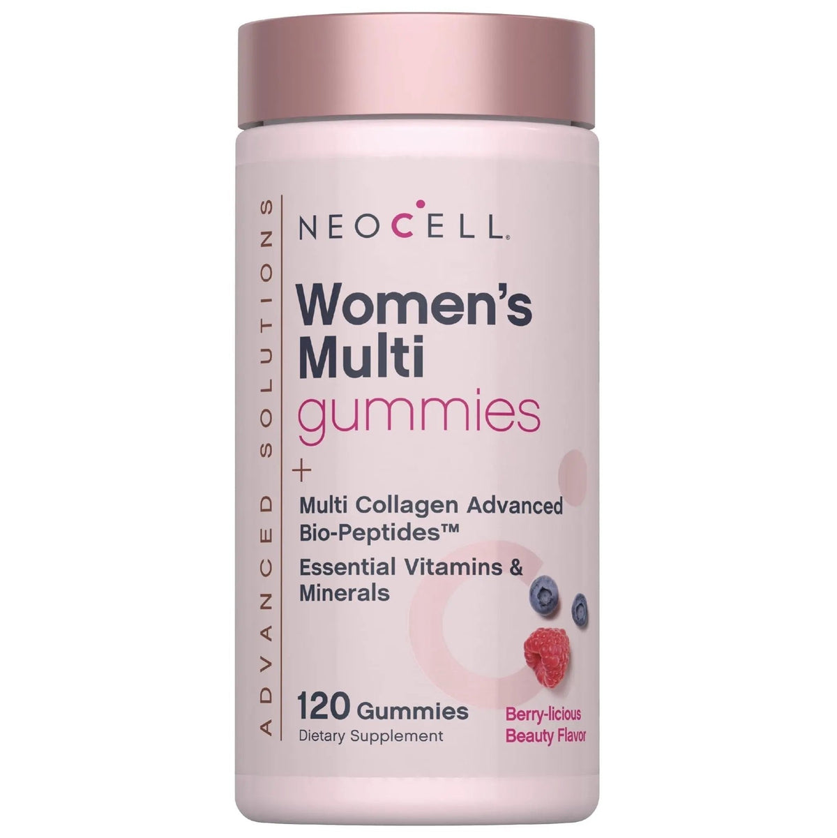 NeoCell Women's Multi Gummy with Collagen | 120 Gummies | Essential Vitamins & Minerals | Berry Flavor Supplement - PrimeBioHealth - canada supplements