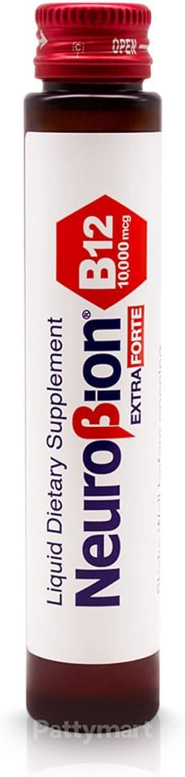 Neurobion Extra Forte B12 10,000 mcg Vials, Liquid - Extreme Powerful- 10 Vials per Box - PrimeBioHealth - canada supplements