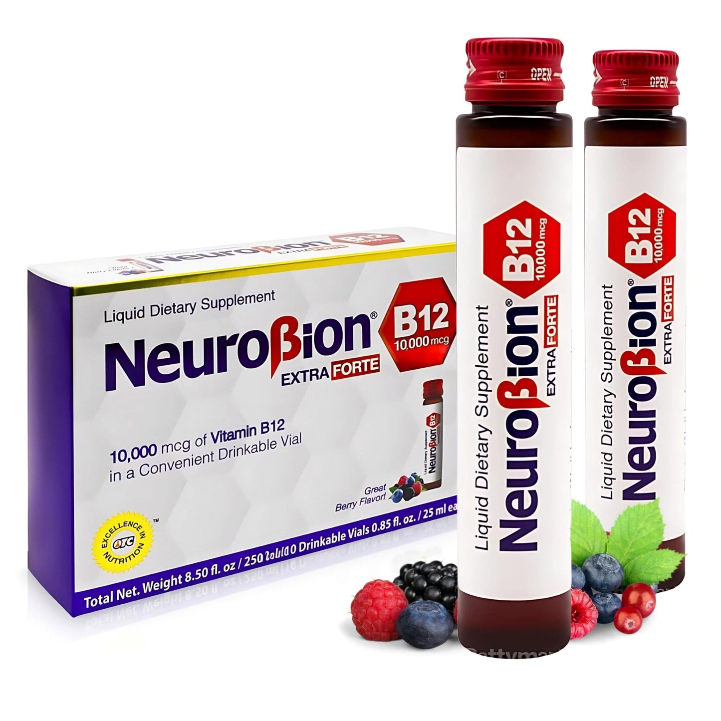 Neurobion Extra Forte B12 10,000 mcg Vials, Liquid - Extreme Powerful- 10 Vials per Box - PrimeBioHealth - canada supplements