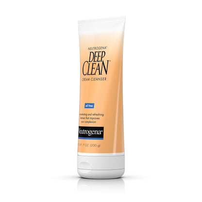 Neutrogena Deep Clean Daily Facial Cream Cleanser with Beta Hydroxy Acid to Remove Dirt - PrimeBioHealth - canada supplements
