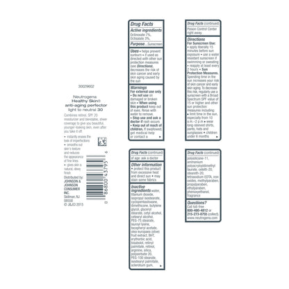 Neutrogena Retinol Treatment & Tinted Facial Moisturizer, Healthy Skin Anti-Aging Perfector - PrimeBioHealth - canada supplements