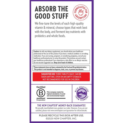 New Chapter Energy Supplement - Perfect Energy Multivitamin for Balanced Energy + Stress Support with B Vitamins + Vitamin D3 - PrimeBioHealth - canada supplements