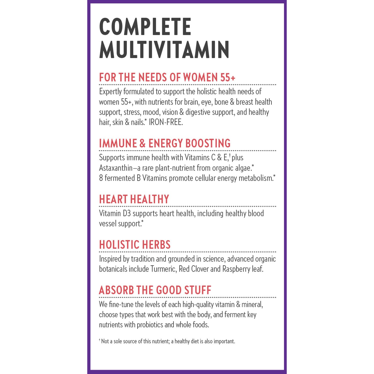 New Chapter Women’s Multivitamin 55+, Astaxanthin, B6, B12, D3, Vitamin C & Zinc, Immune, Heart, Cellular Energy, and Bone Support, Gentle on The Stomach - PrimeBioHealth - canada supplements