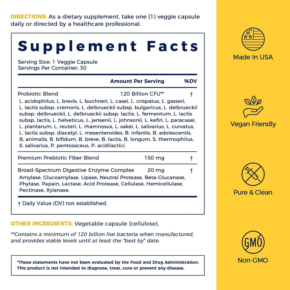 NewRhythm Probiotics 120 Billion CFU 36 Strains, 3-in-1 Probiotics with Prebiotics & Enzymes, Probioticos for Women & Men, - PrimeBioHealth - canada supplements