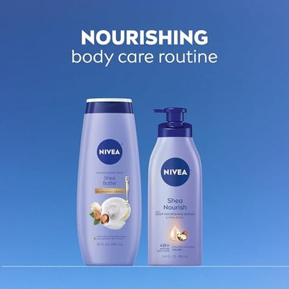 NIVEA Nourishing Shea Butter Body Wash with Nourishing Serum, Moisturizing Body Wash for Women - PrimeBioHealth - canada supplements
