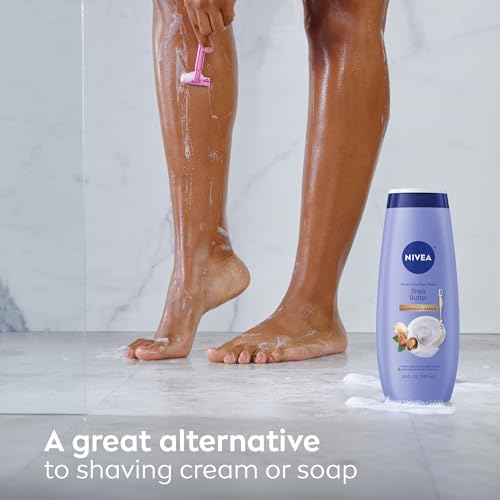 NIVEA Nourishing Shea Butter Body Wash with Nourishing Serum, Moisturizing Body Wash for Women - PrimeBioHealth - canada supplements