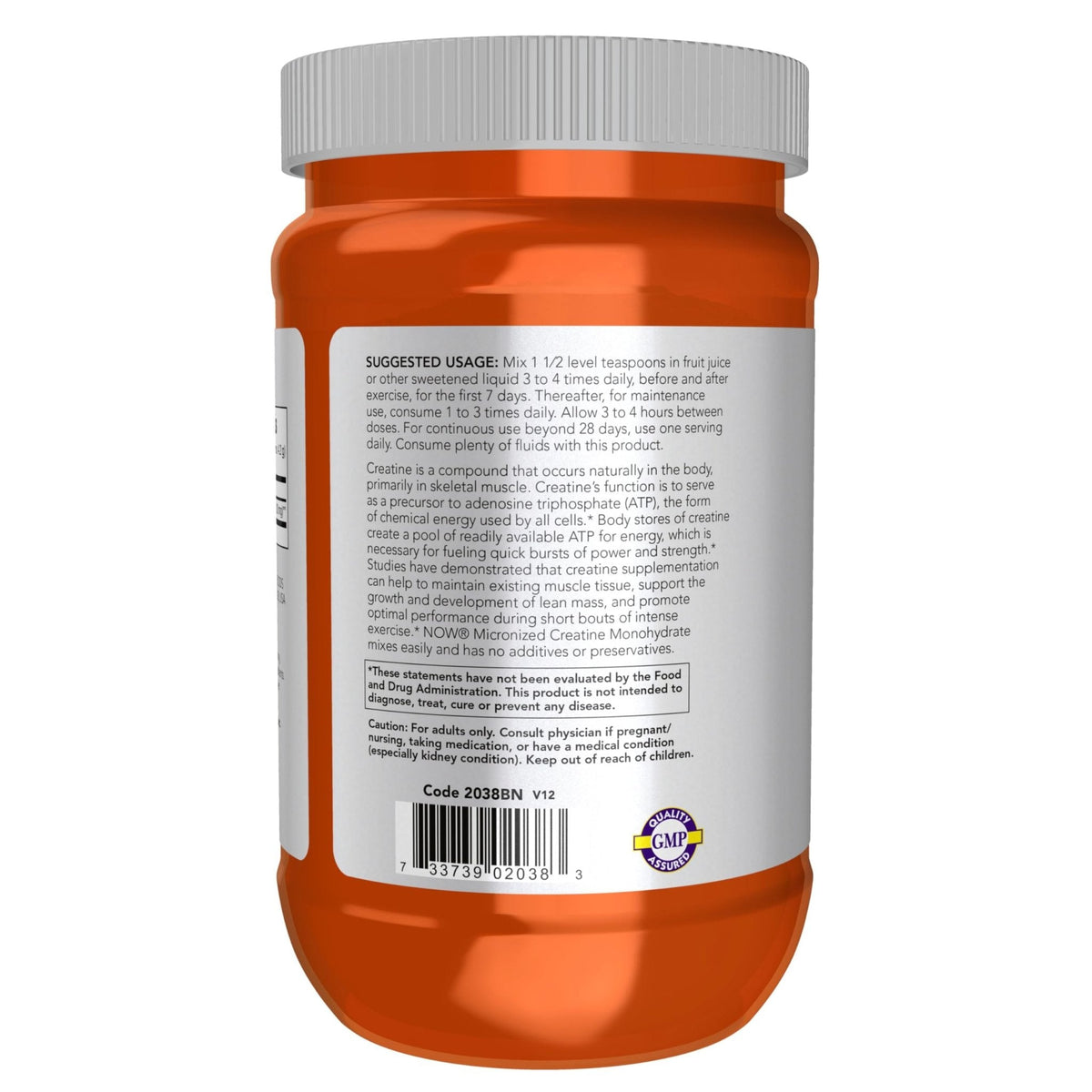 NOW Foods Sports Nutrition, Micronized Creatine Powder 500 g, Mass Building*/Energy Production*, 1.1-Pound - PrimeBioHealth - canada supplements