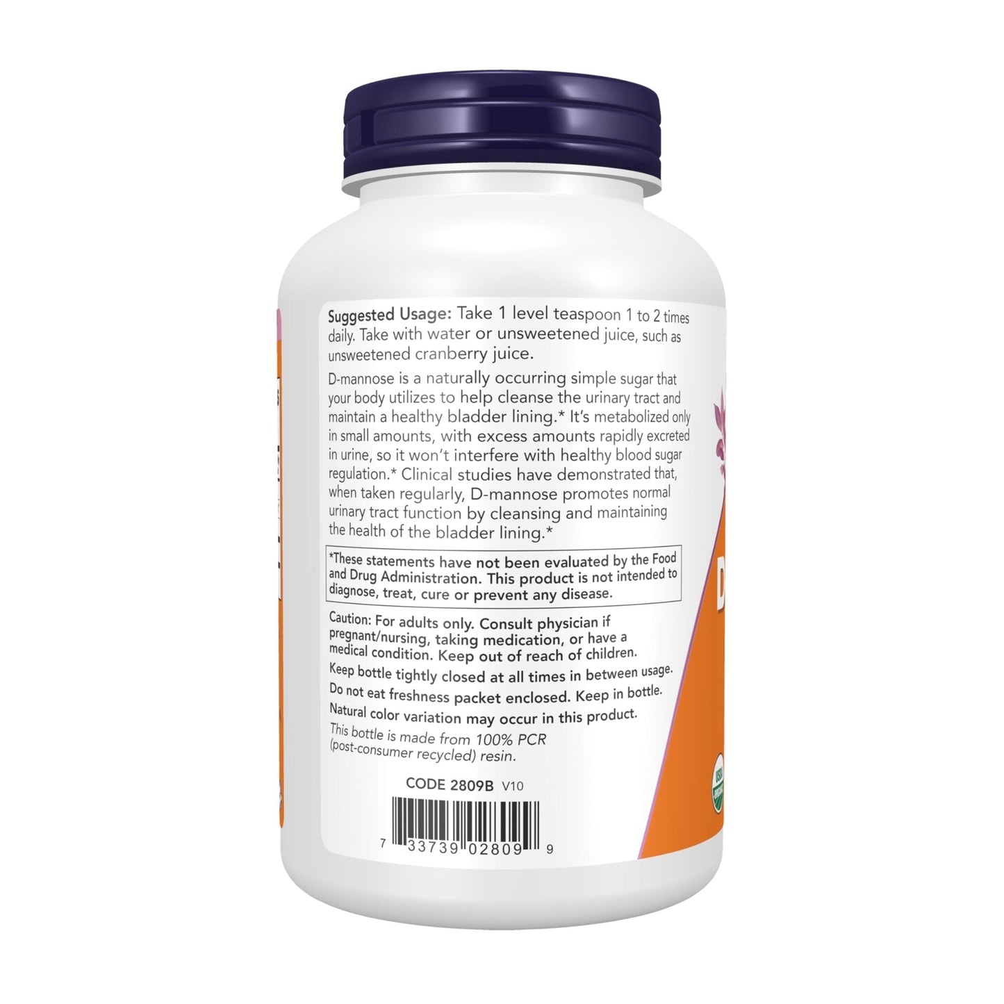 NOW Foods Supplements, D-Mannose Powder, Non-GMO Project Verified, Healthy Urinary Tract*, 6-Ounce - PrimeBioHealth - canada supplements