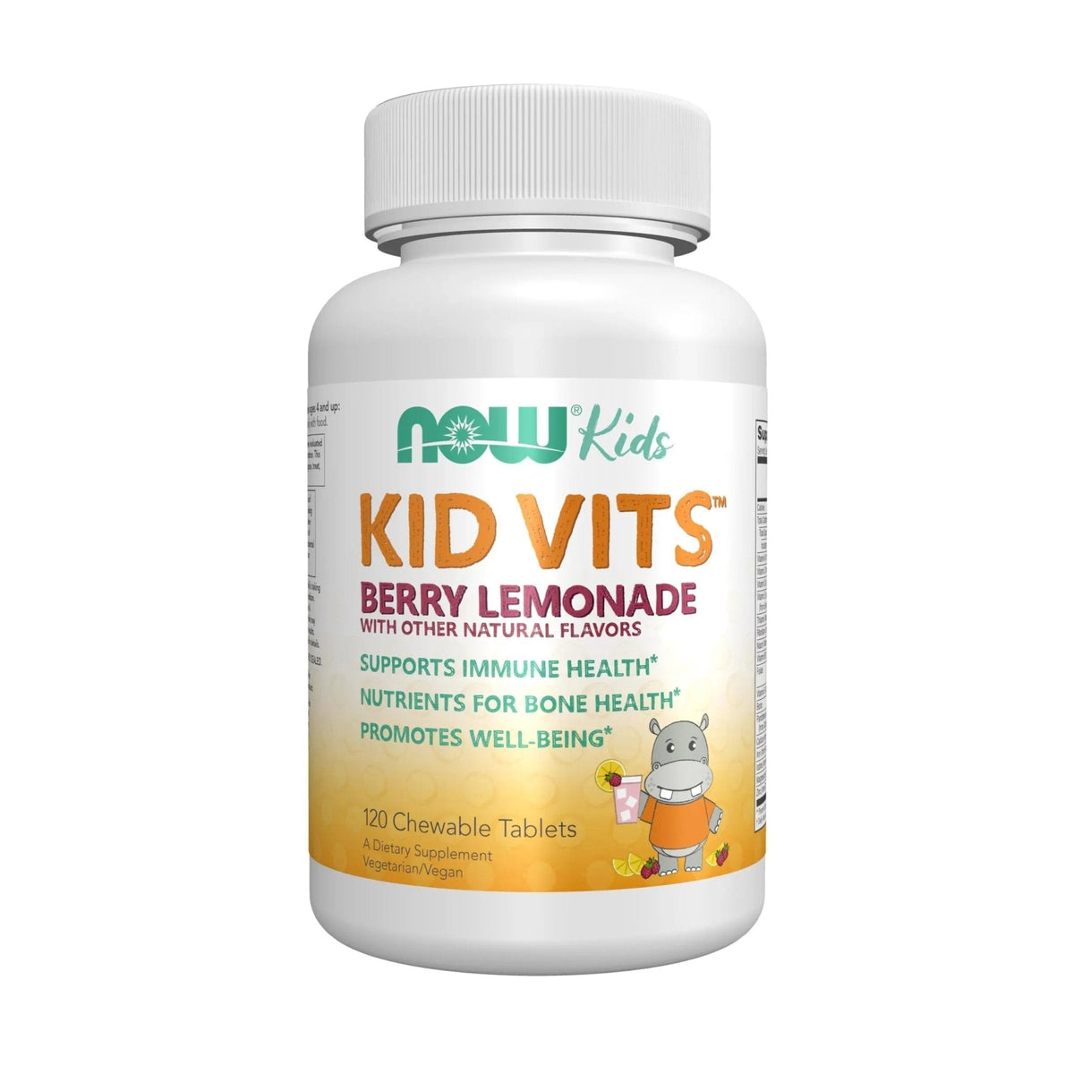 NOW Kids Supplements, Kid Vits Multivitamin, Berry Lemonade Flavor, 120 Chewable Tablets - PrimeBioHealth - canada supplements