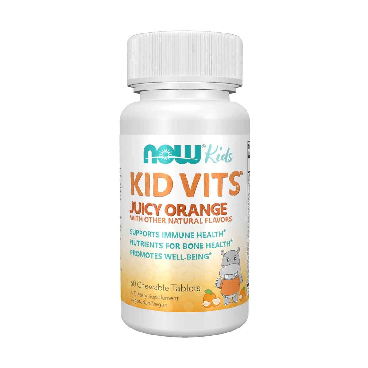Now Kids Supplements, Kid Vits Multivitamin, Juicy Orange, 60 Chewable Tablets - PrimeBioHealth - canada supplements