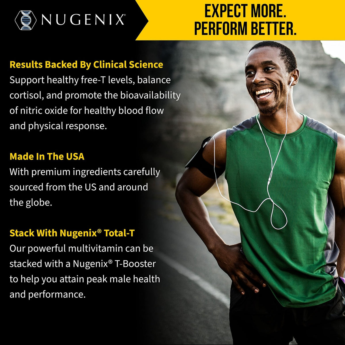 Nugenix Multivitamin for Men, Multivitamin and Support - 19 Vitamins and Minerals, Supports Free , Balance Cortisol, Promotes Nitric Oxide Production - PrimeBioHealth - canada supplements