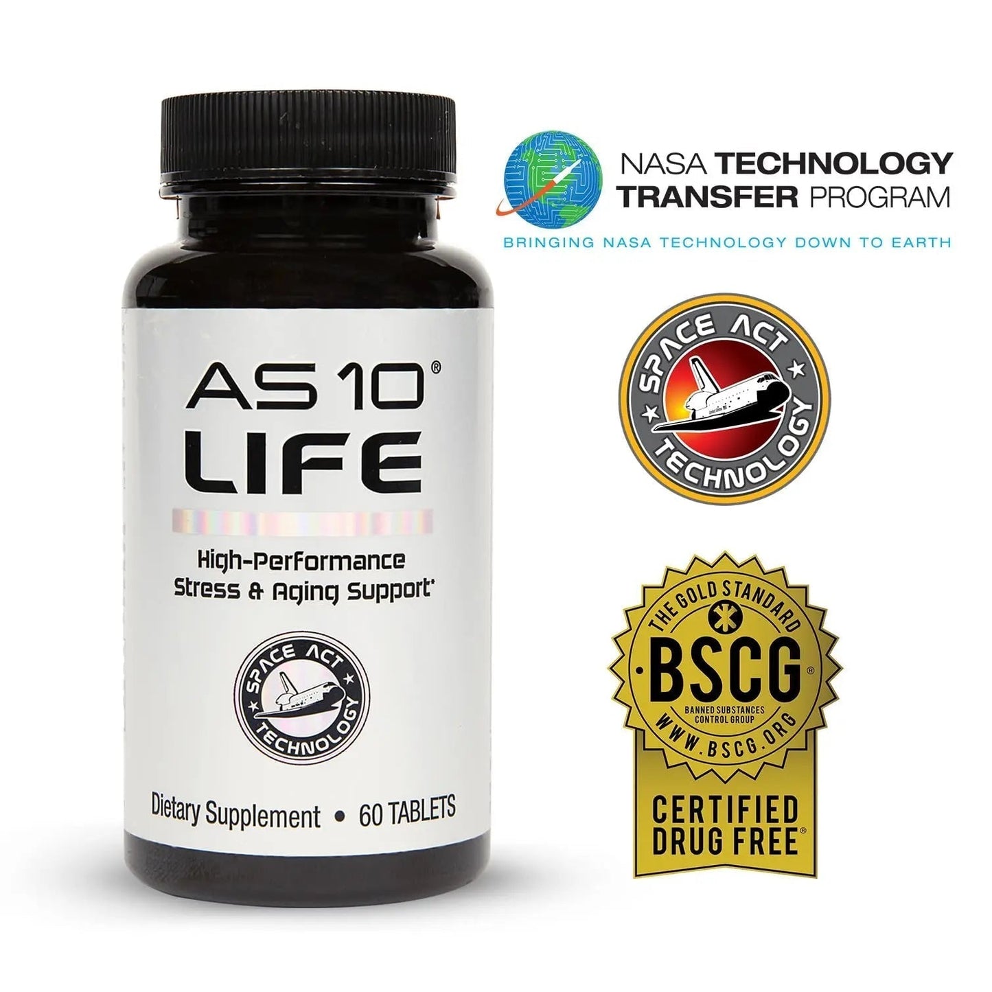 Nugevity AS 10® Life – Stress, Immune Support and Anti Aging Supplement - Multivitamin and Antioxidants Tablet, Resveratrol, Alpha Lipoic Acid - PrimeBioHealth - canada supplements