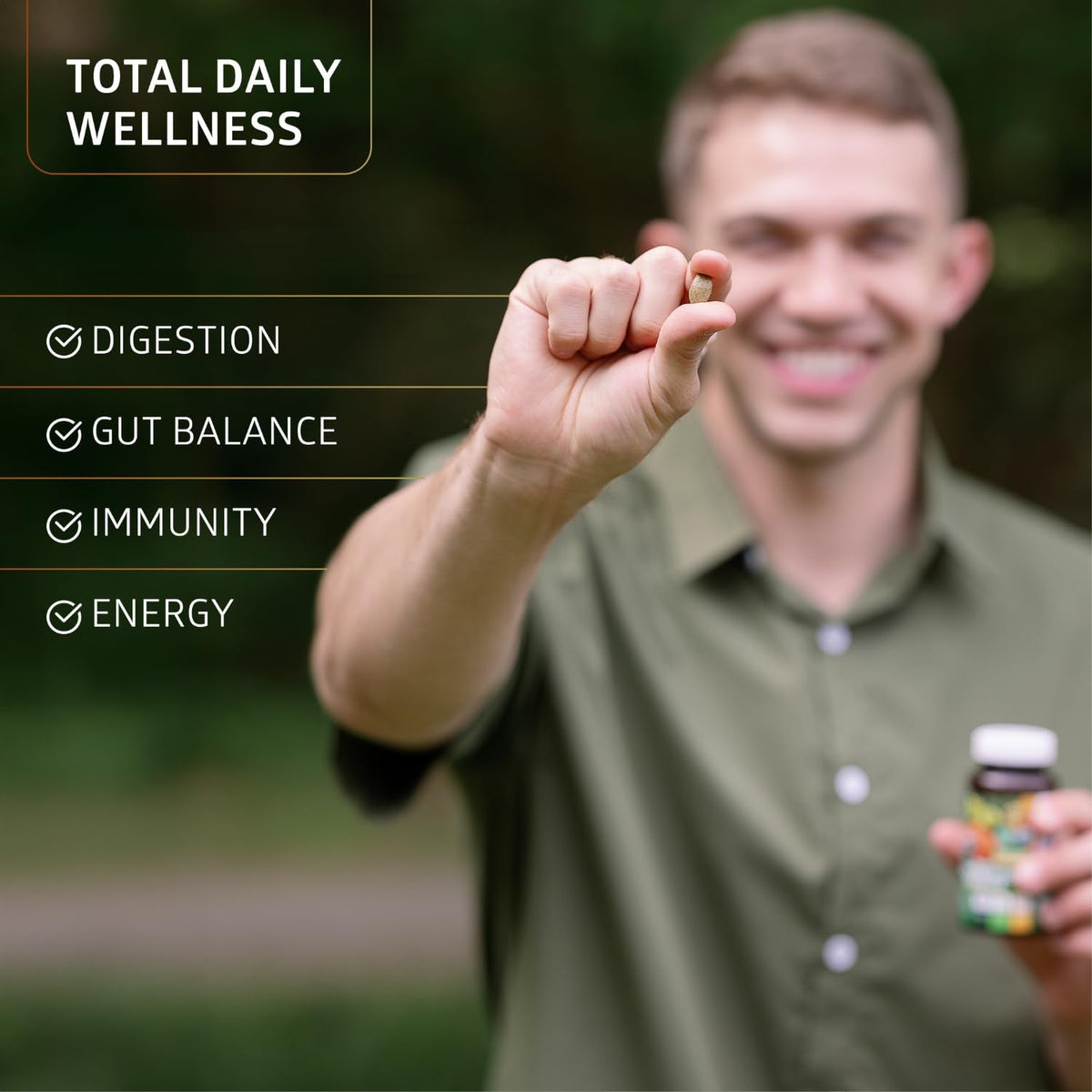 Number One Nutrition USDA Organic and Easy-to-Take Super Greens, Better Than Powder Fruits & Veggies Supplement with 28 Superfood - PrimeBioHealth - canada supplements