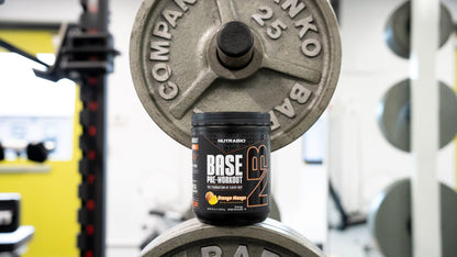 NutraBio Base Pre-Workout Powder 200mg Caffeine, Sustained Energy, Focus, Endurance, Pump, Sugar Free, Clean Preworkout for Men and Women - Beta Alanine, L-Tyrosine, 30 Servings - Lemon Lime - PrimeBioHealth - canada supplements