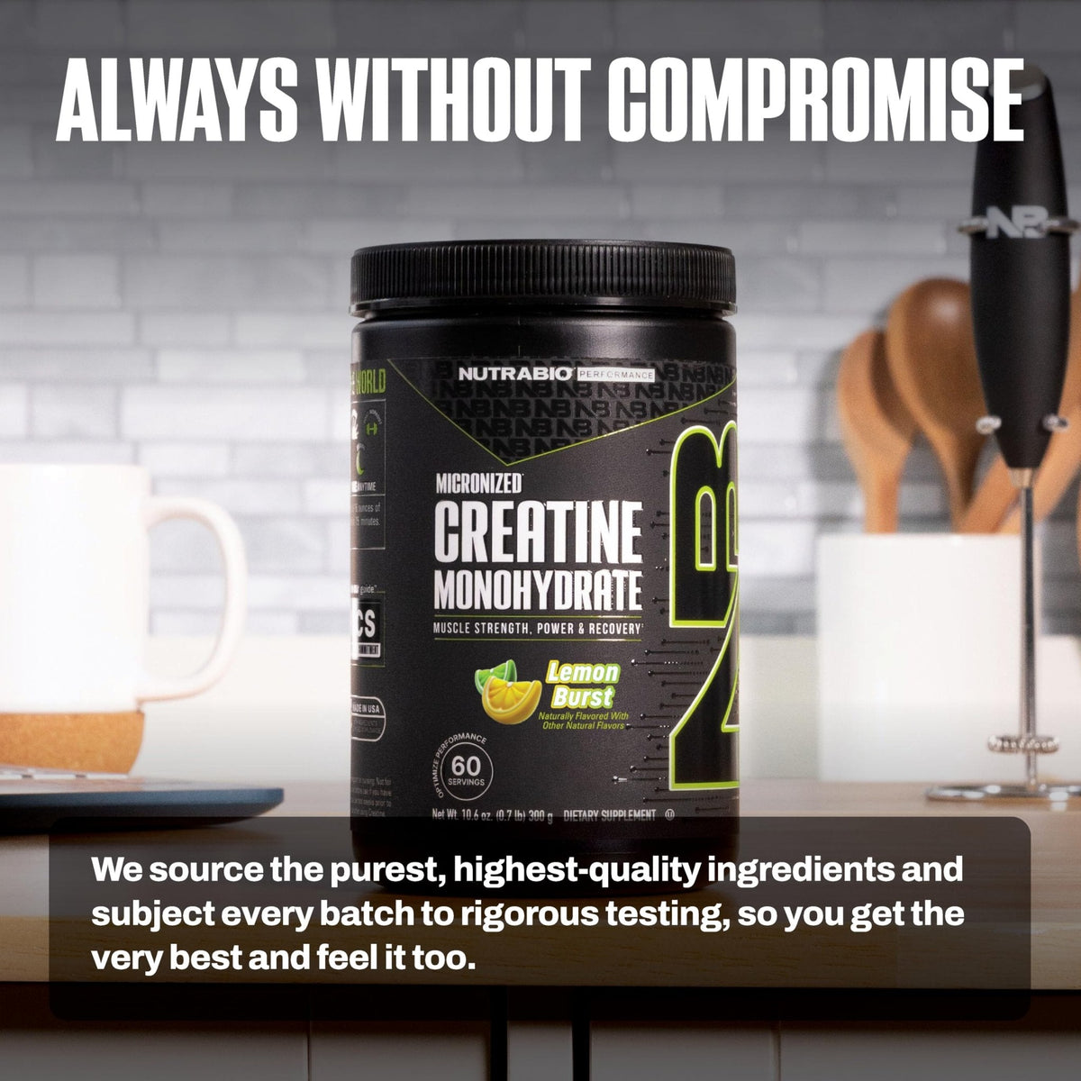 NutraBio Pure Micronized Creatine Monohydrate Powder Supplement, Unflavored, (300 g) - Supports Bulk Muscle Energy, Recovery, and Strength - HPLC Tested Creatine Powder Supplement for Men and Women - PrimeBioHealth - canada supplements