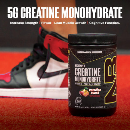 NutraBio Pure Micronized Creatine Monohydrate Powder Supplement, Unflavored, (300 g) - Supports Bulk Muscle Energy, Recovery, and Strength - HPLC Tested Creatine Powder Supplement for Men and Women - PrimeBioHealth - canada supplements