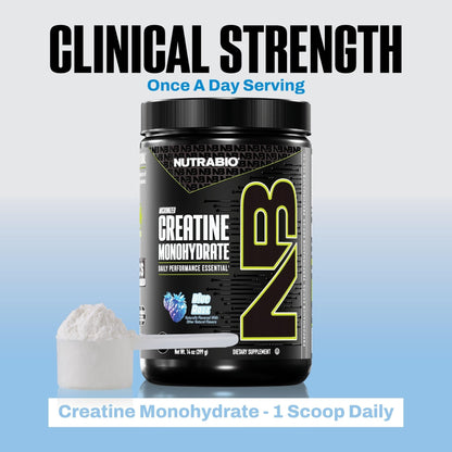 NutraBio Pure Micronized Creatine Monohydrate Powder Supplement, Unflavored, (300 g) - Supports Bulk Muscle Energy, Recovery, and Strength - HPLC Tested Creatine Powder Supplement for Men and Women - PrimeBioHealth - canada supplements