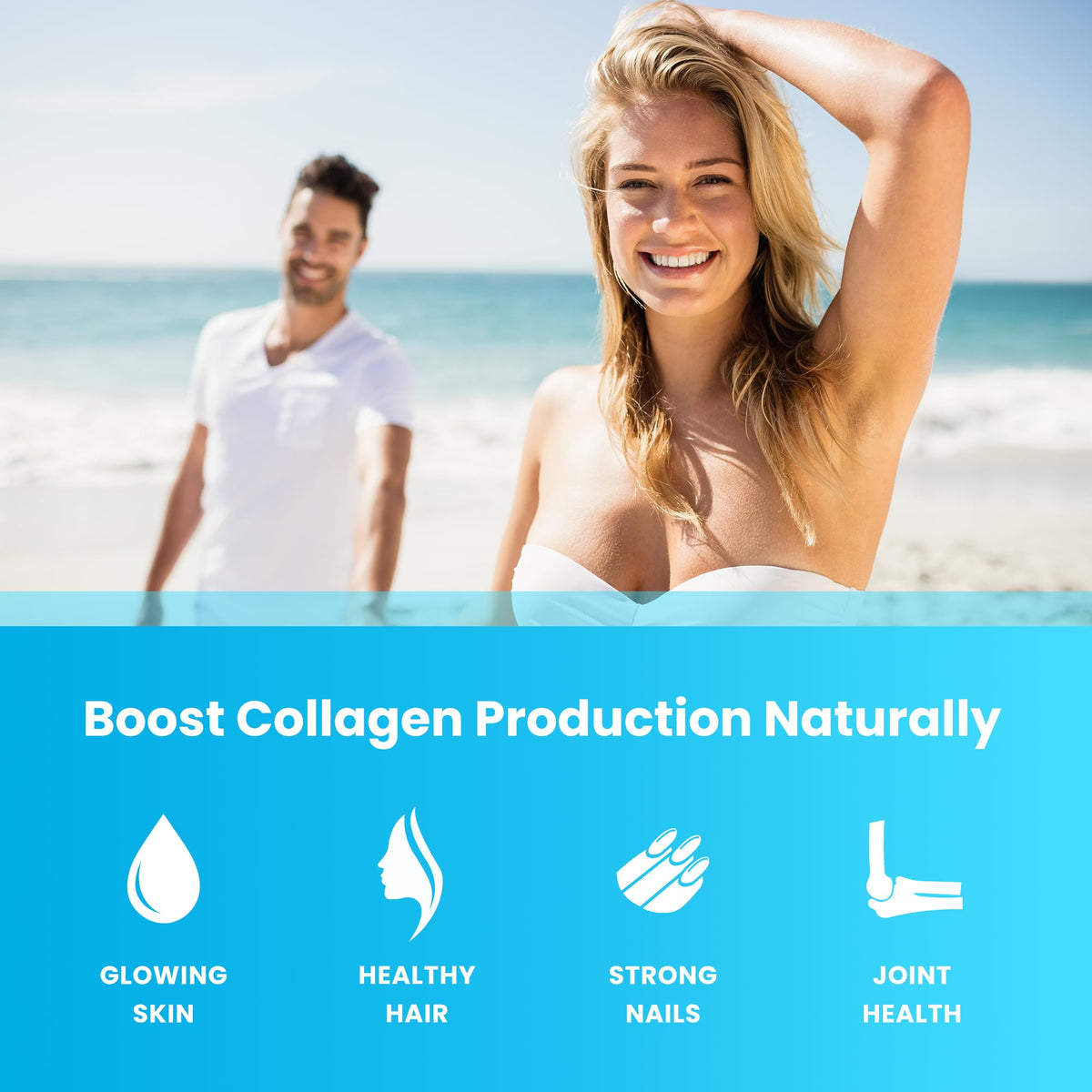 NutraChamps Collagen Boosting Gummies, Collagen Booster Gummy for Natural Collagen Production, Vegan Pectin Supplements Chews for Women & Men, - PrimeBioHealth - canada supplements