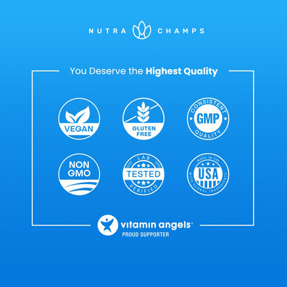 NutraChamps Magnesium Zinc & Vitamin D3 Supplement - Most Bioavailable Forms; Magnesium Glycinate, Malate, Citrate - Bone, Muscle & Heart Health, - PrimeBioHealth - canada supplements