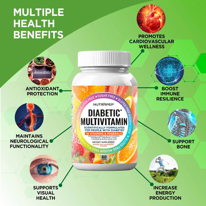 NutraPep Premium Multivitamin Chewable Gummies for Women & Men - Sugar-Free & Gluten Free Supplement Vitamins - PrimeBioHealth - canada supplements