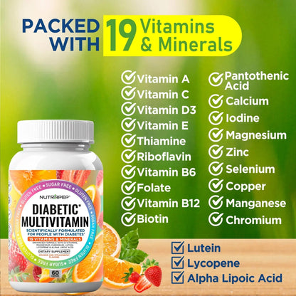 NutraPep Premium Multivitamin Chewable Gummies for Women & Men - Sugar-Free & Gluten Free Supplement Vitamins - PrimeBioHealth - canada supplements