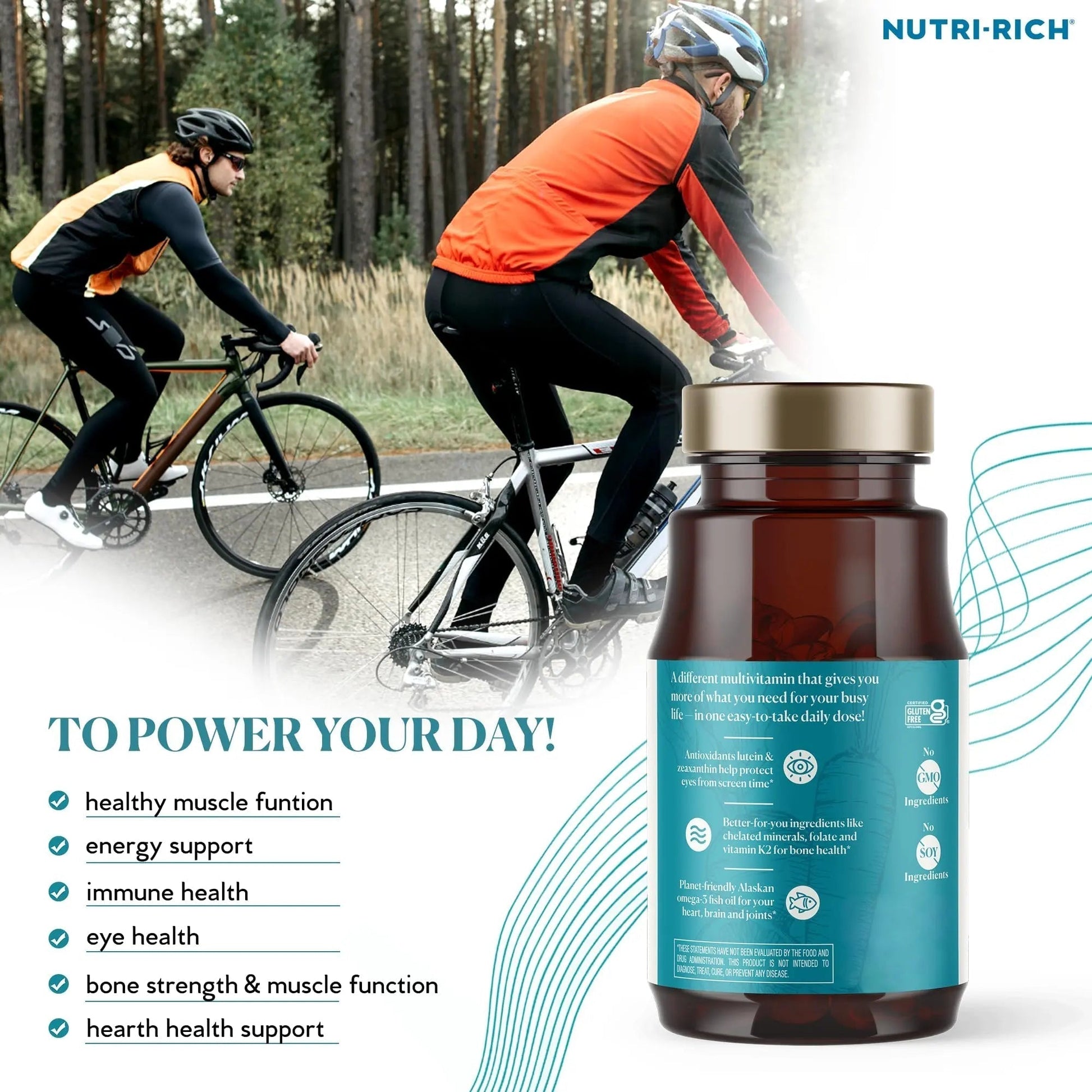 Nutri-Rich Essentials Multi | Multivitamin Supplement with Fish Oil Omega-3 for Men and Women, Supports Energy, Immune Health - PrimeBioHealth - canada supplements