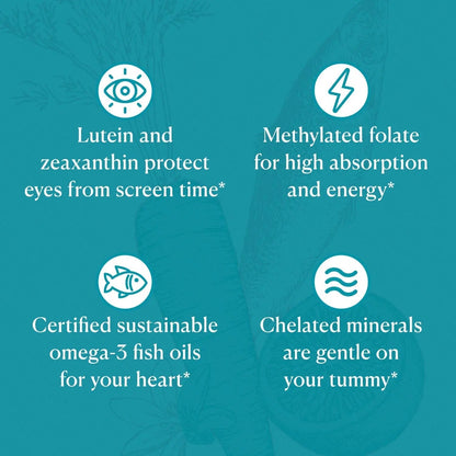 Nutri-Rich Essentials Multi | Multivitamin Supplement with Fish Oil Omega-3 for Men and Women, Supports Energy, Immune Health - PrimeBioHealth - canada supplements