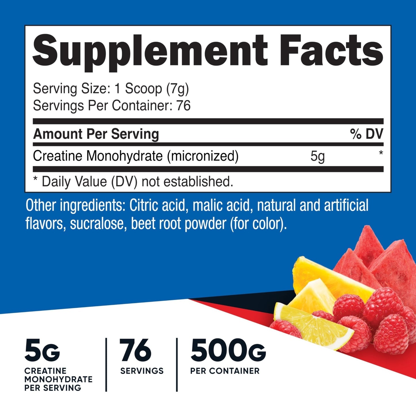 Nutricost Creatine Monohydrate Micronized Powder 500G, 5000mg Per Serv (5g) - 100 Servings, 17.9 Oz - PrimeBioHealth - canada supplements