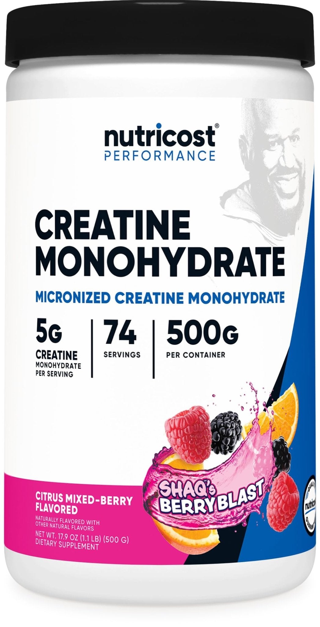 Nutricost Creatine Monohydrate Micronized Powder 500G, 5000mg Per Serv (5g) - 100 Servings, 17.9 Oz - PrimeBioHealth - canada supplements