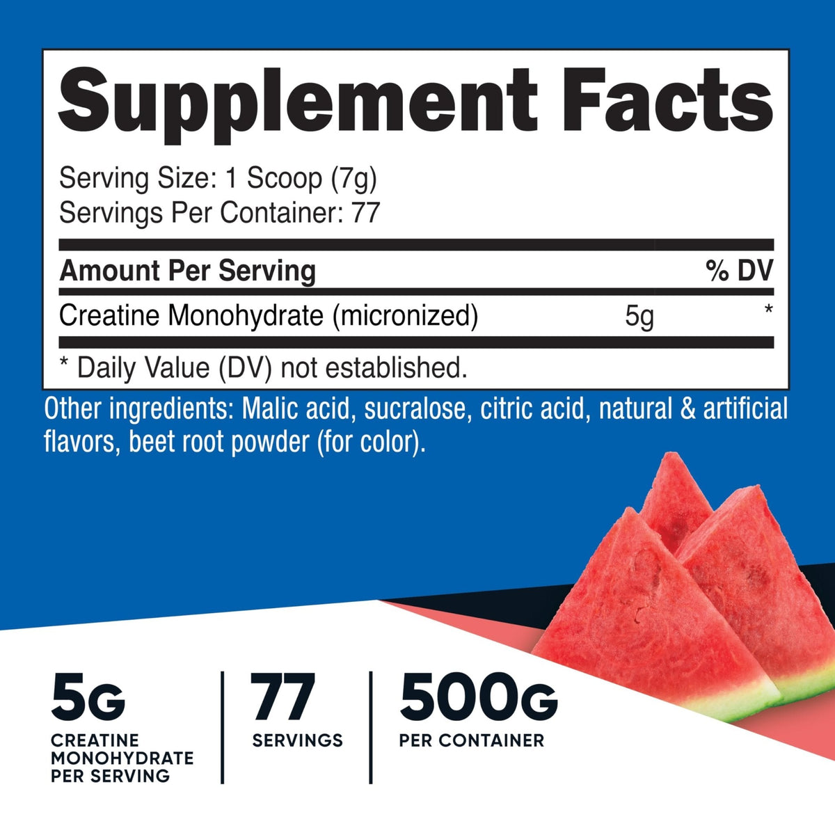 Nutricost Creatine Monohydrate Micronized Powder 500G, 5000mg Per Serv (5g) - 100 Servings, 17.9 Oz - PrimeBioHealth - canada supplements