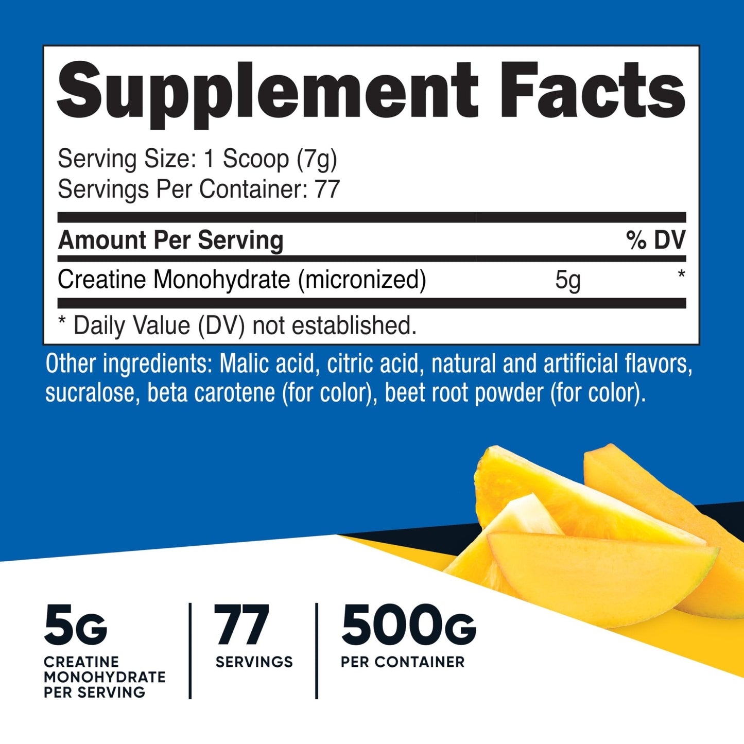 Nutricost Creatine Monohydrate Micronized Powder 500G, 5000mg Per Serv (5g) - 100 Servings, 17.9 Oz - PrimeBioHealth - canada supplements