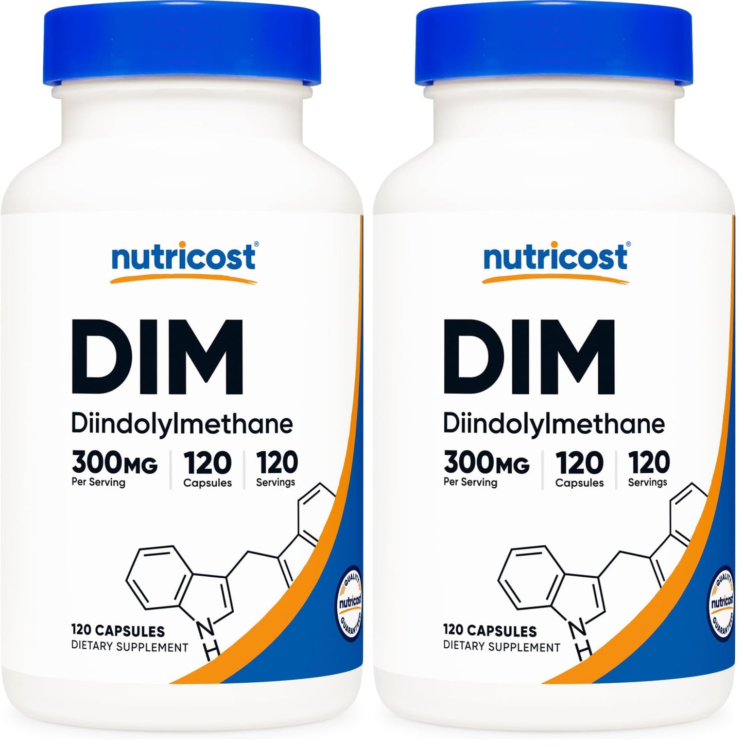 Nutricost DIM (Diindolylmethane) Plus BioPerine 300mg, 120 Vegetarian Capsules - Up to 4 Month Supply, Max Strength DIM Supplement - PrimeBioHealth - canada supplements