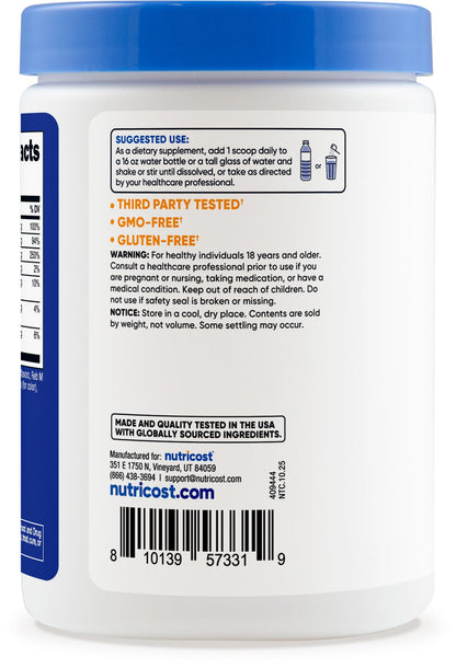 Nutricost Electrolyte Complex Powder (60 Servings, Blue Raspberry) - Hydration Supplement Drink Mix with Vitamins and Minerals - PrimeBioHealth - canada supplements