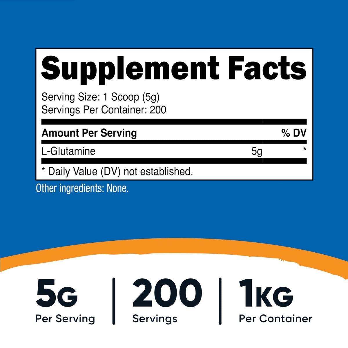 Nutricost L-Glutamine Powder (500 Grams) Unflavored - Gluten Free & Non-GMO, 100 Servings - PrimeBioHealth - canada supplements