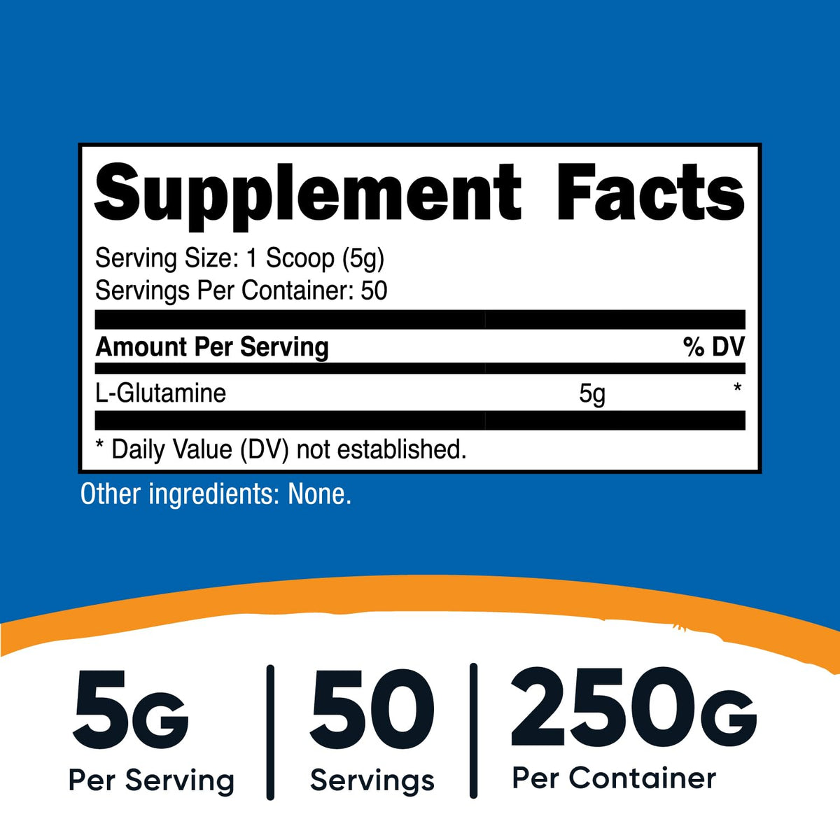 Nutricost L-Glutamine Powder (500 Grams) Unflavored - Gluten Free & Non-GMO, 100 Servings - PrimeBioHealth - canada supplements