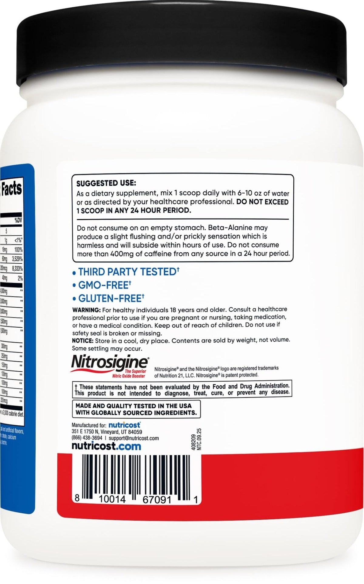 Nutricost Pre-X Xtreme Pre-Workout Complex Powder, Fruit Punch, 60 Servings, Vegetarian, Non-GMO and Gluten Free - PrimeBioHealth - canada supplements