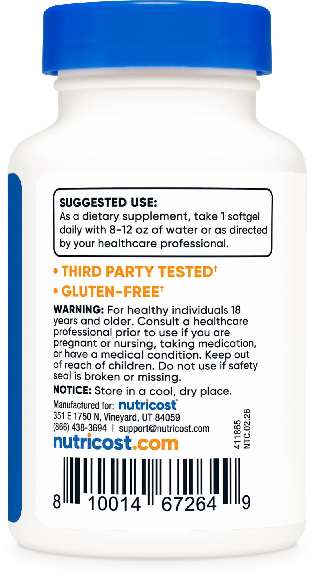 Nutricost Vitamin K2 MK-7 100 mcg, 240 Softgels, Gluten Free, GMO-Free | MK7 - PrimeBioHealth - canada supplements